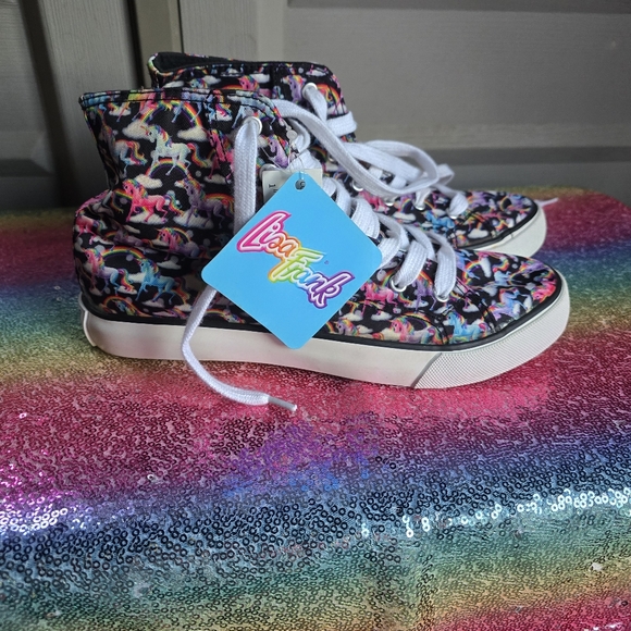 Lisa frank sneakers size 8 rainbow - Picture 4 of 6